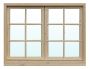 Einbau-Fenster HOHA-Flex �Doppelfenster� Holzfenster Isolierverglast Gartenhausfenster Einbaufenster